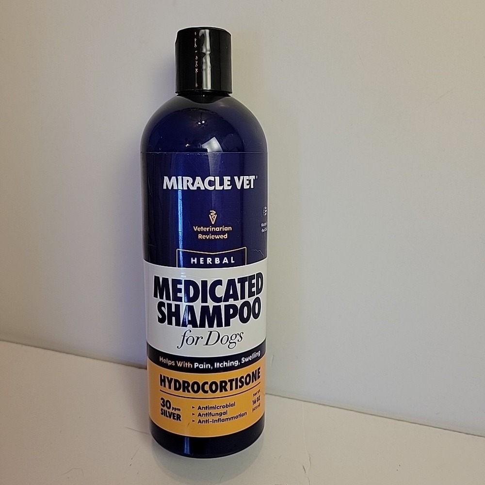 Miracle‎ Vet Medicated Dog Shampoo for Itchy Skin Relief - Allergy...